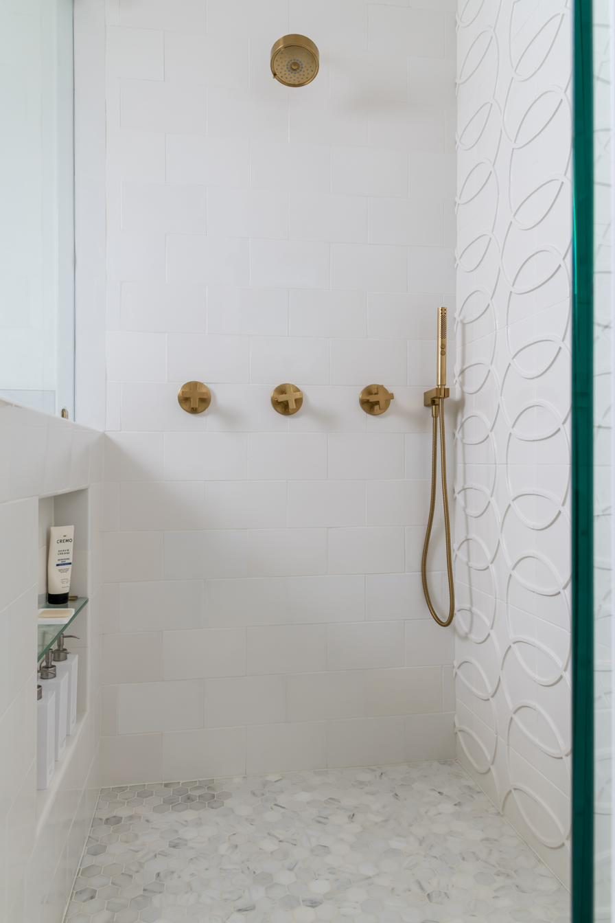 Primary Bath Renovation — shower detail